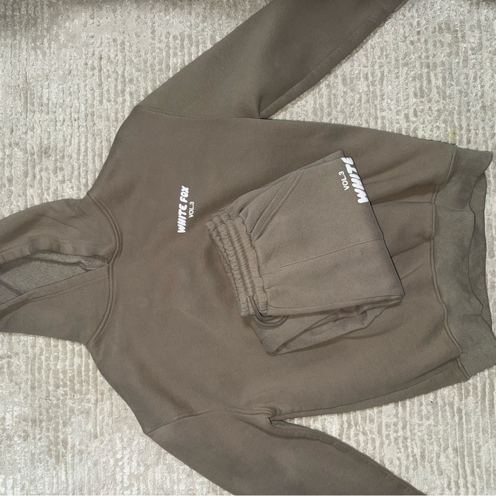White Fox Boutique Olive Hoodie